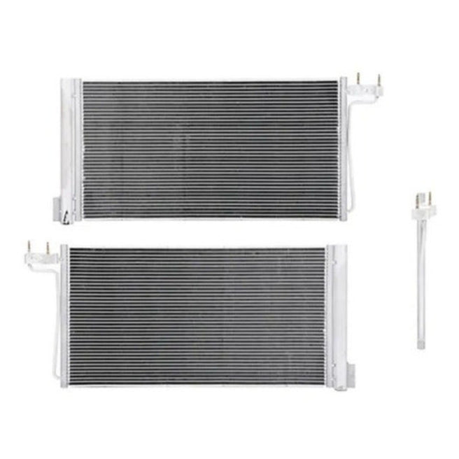 Condensador de A/C para Ford Focus 2015-2018 L4 2.0L L4 2.3L Transmisión Automática/Manual con Filtro Secador