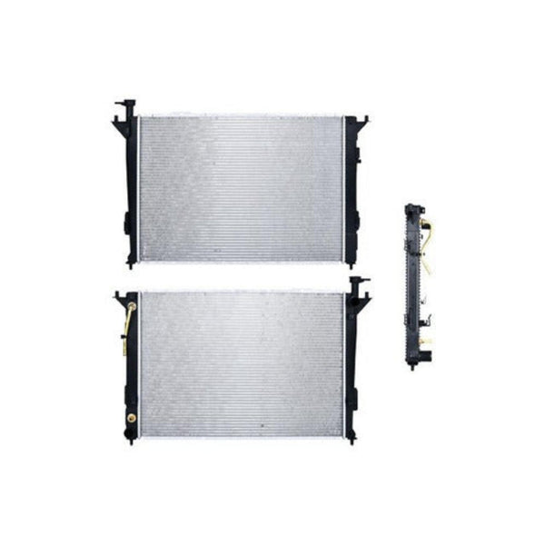 Radiador Ki Sorento 11-15 L4 V6 2.4, 3.3, 3.5 Lts C/S Aa Aut 26 3/8X18 5/6X26Mm Alum Sold Polar