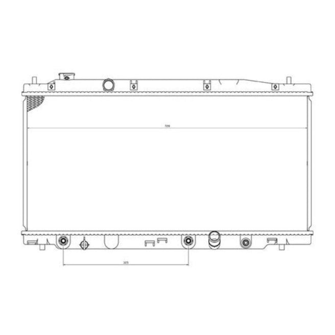 Radiador Hd City 08-13 L4 1.5 Lts C/S Aa Aut 13 7/9X28 6/7X16Mm Alum Sold Polar