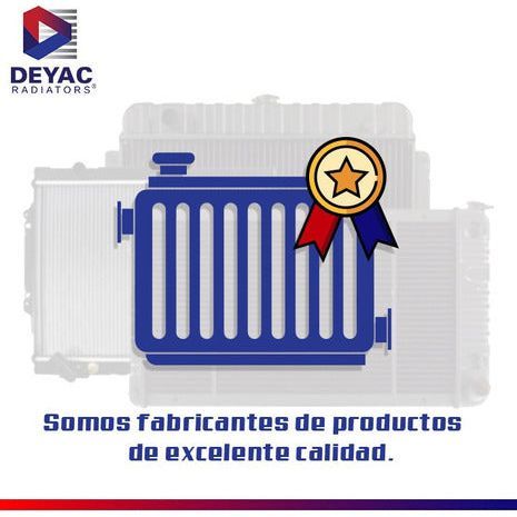 Radiador Automotriz Dodge RAM 2500 3500, 4500 10-12 40mm Tubo Soldado