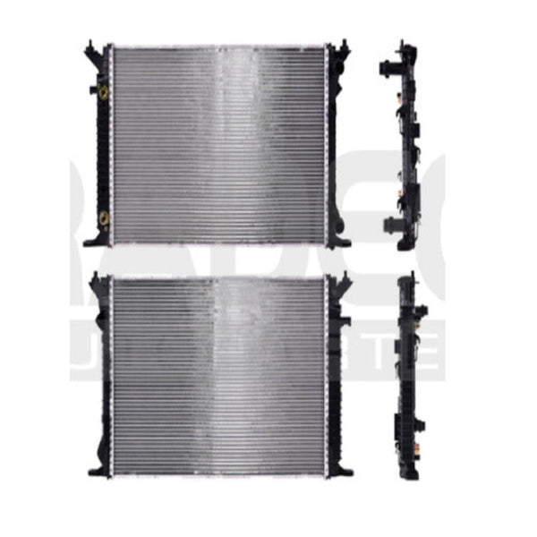 Radiador Ad A4 09-16 L4 1.8/2.0 Lts C/S Aa Aut 28 1/3X18 3/7X26Mm Alum Sold Polar
