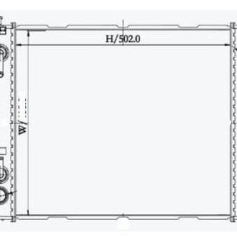 Radiador Montacargas Nissan Yale Hyster 19 3/4 x 16 7/16 Panal Agricola