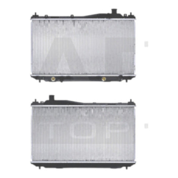 Radiador Hd Civic 01-05 L4 1.7 Lts C/S Aa Aut 13 7/9X25 1/2X16Mm Alum Sold Polar