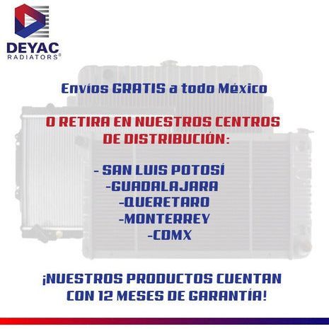 Radiador Automotriz Volkswagen Golf Jetta Derby Cabriolet Cabrio VR6 T/M 92-02 34mm Aluminio M