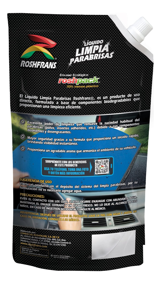 0.950 L ROSHPACK LIQUIDO LIMPIA P/BRISAS