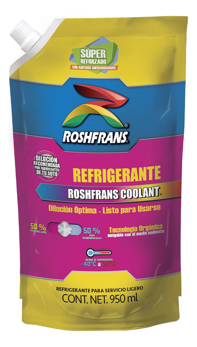 0.950 L ROSHPACK REFRIGERANTE COOLANT