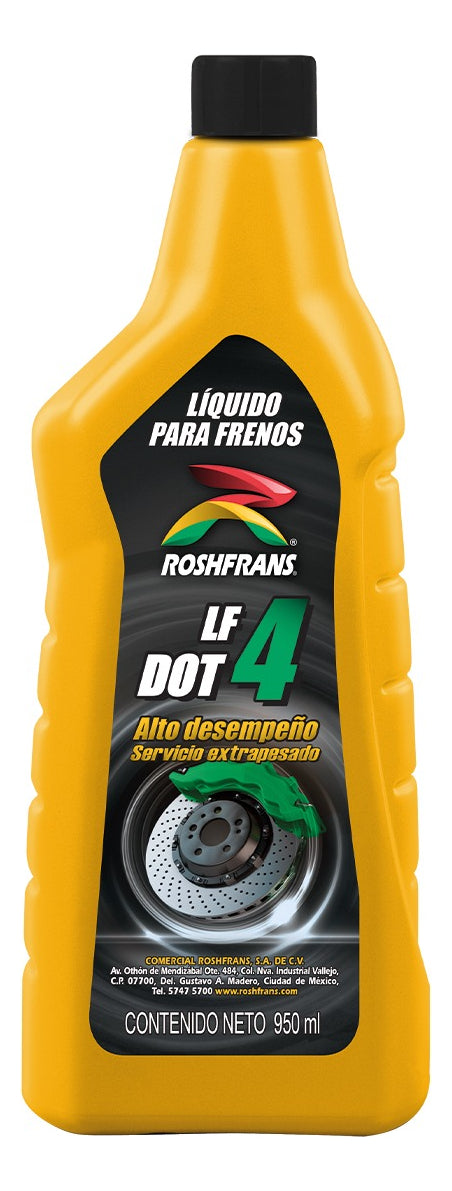 0.950 L BOTELLA LIQUIDO P/ FRENOS DOT 4