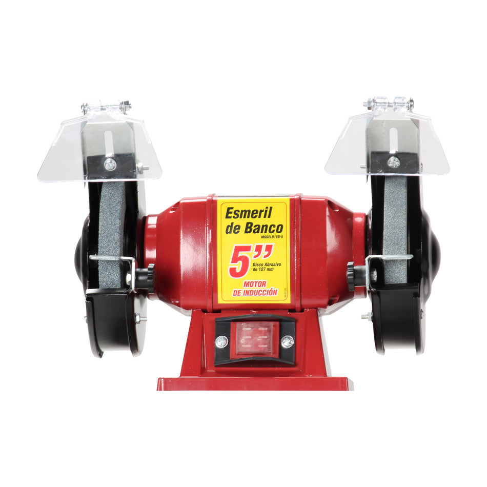 Esmeril de Banco 5” (1/3 HP, 150 W, 3.450 RPM)