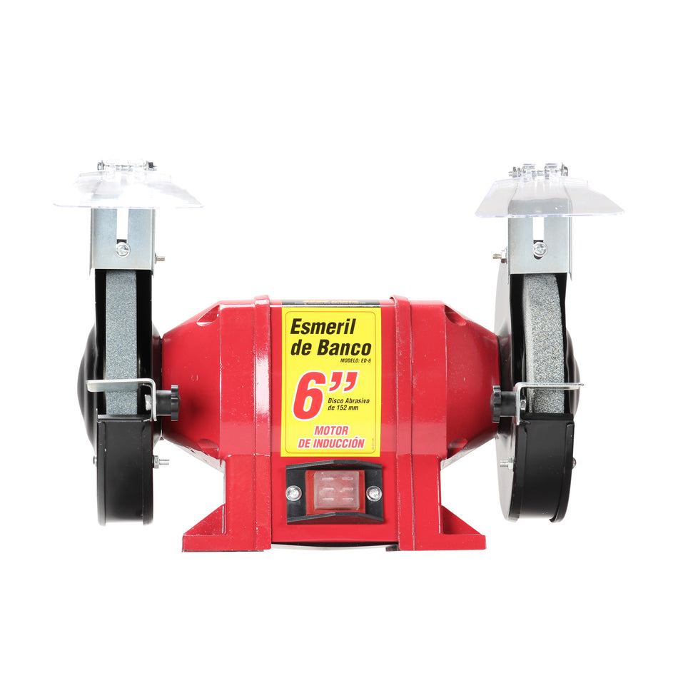 Esmeril de Banco 6” (1/2 HP, 250 W, 3.450 RPM)