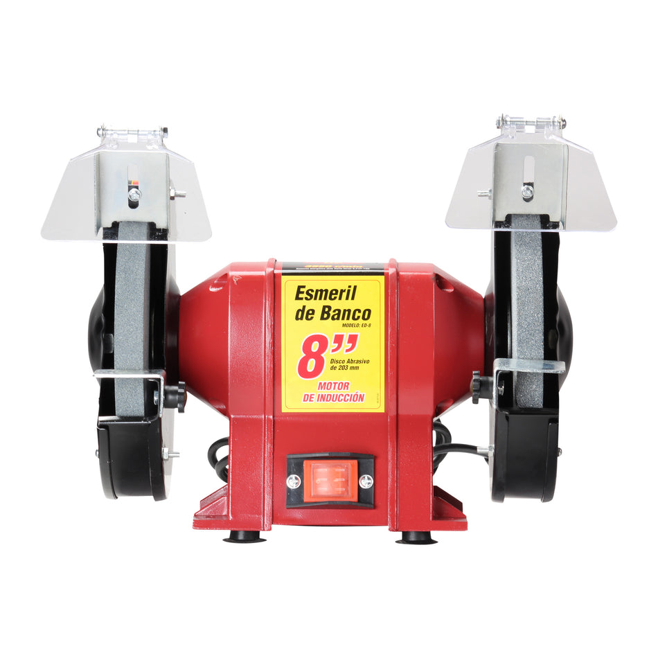 Esmeril de Banco 8” (3/4 HP, 400 W, 3.450 RPM)