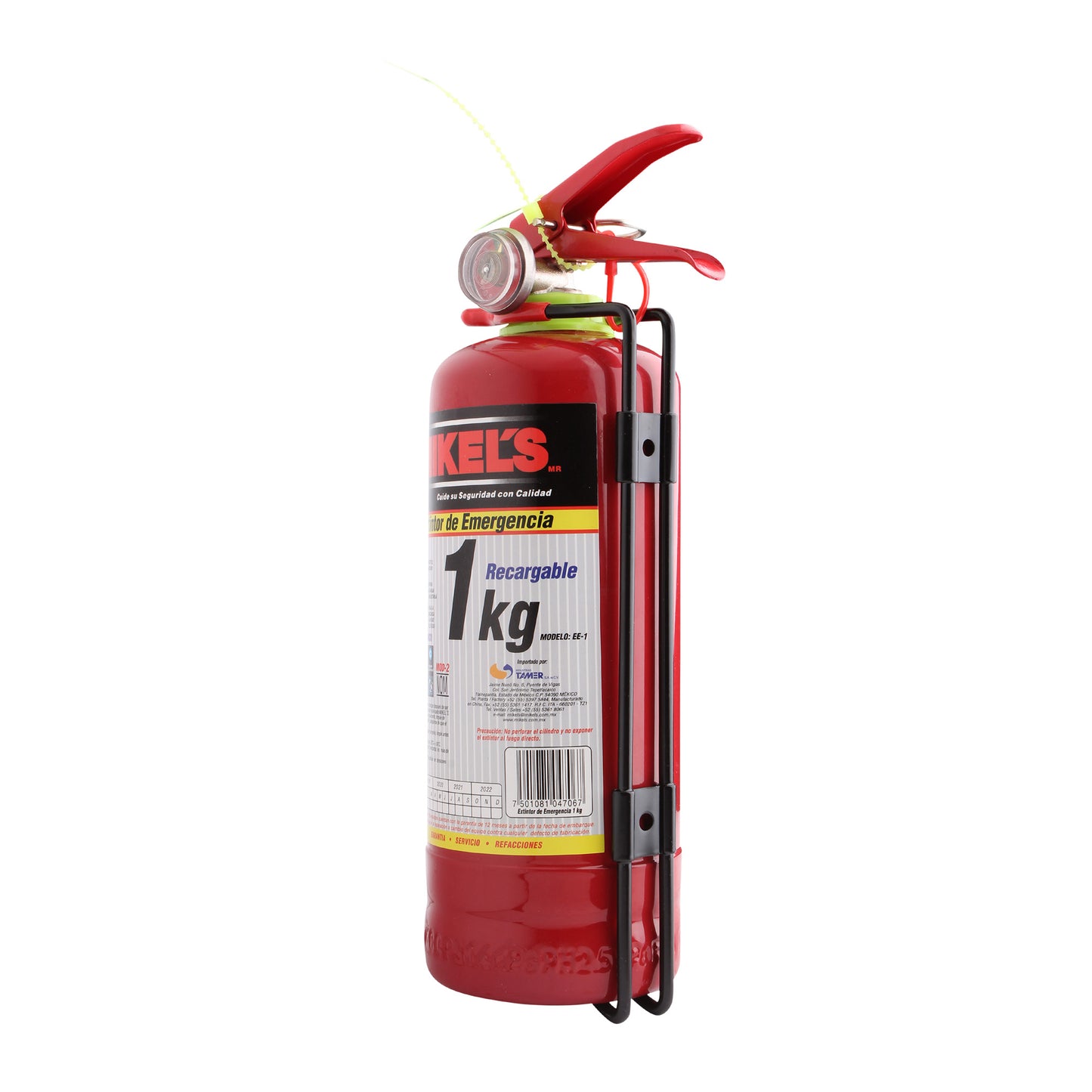 Extintor de emergencia recargable (1 kg)