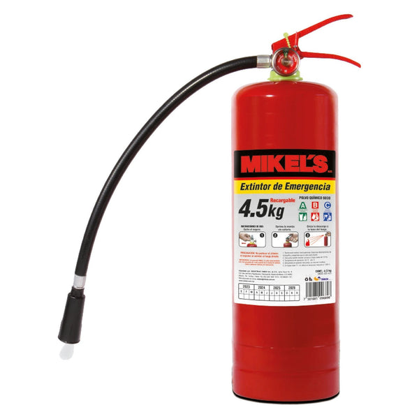 Extintor de emergencia recargable (4.5 kgs)