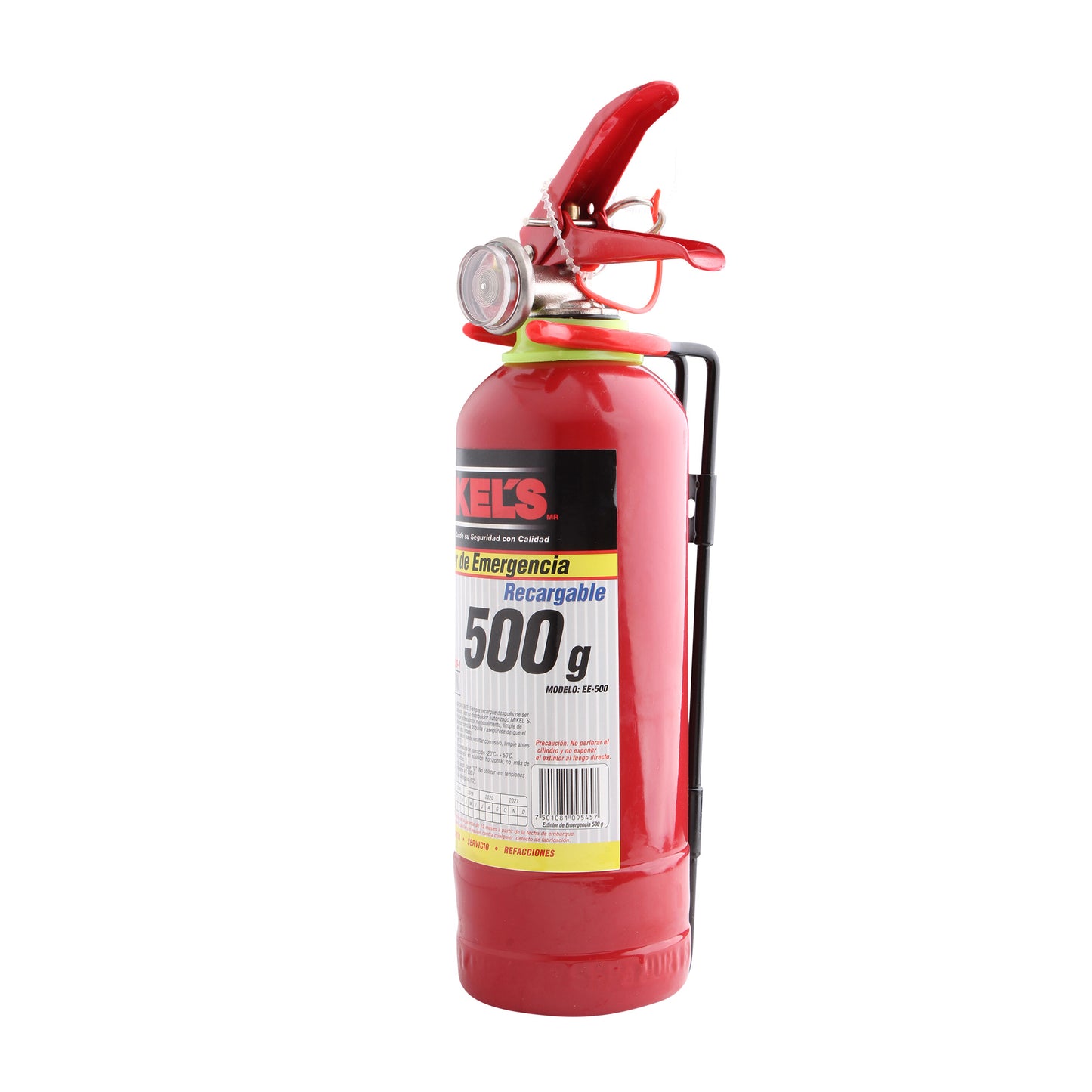 Extintor de emergencia recargable (500 g)