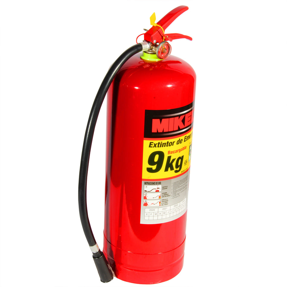 Extintor de emergencia recargable  (9 kgs)