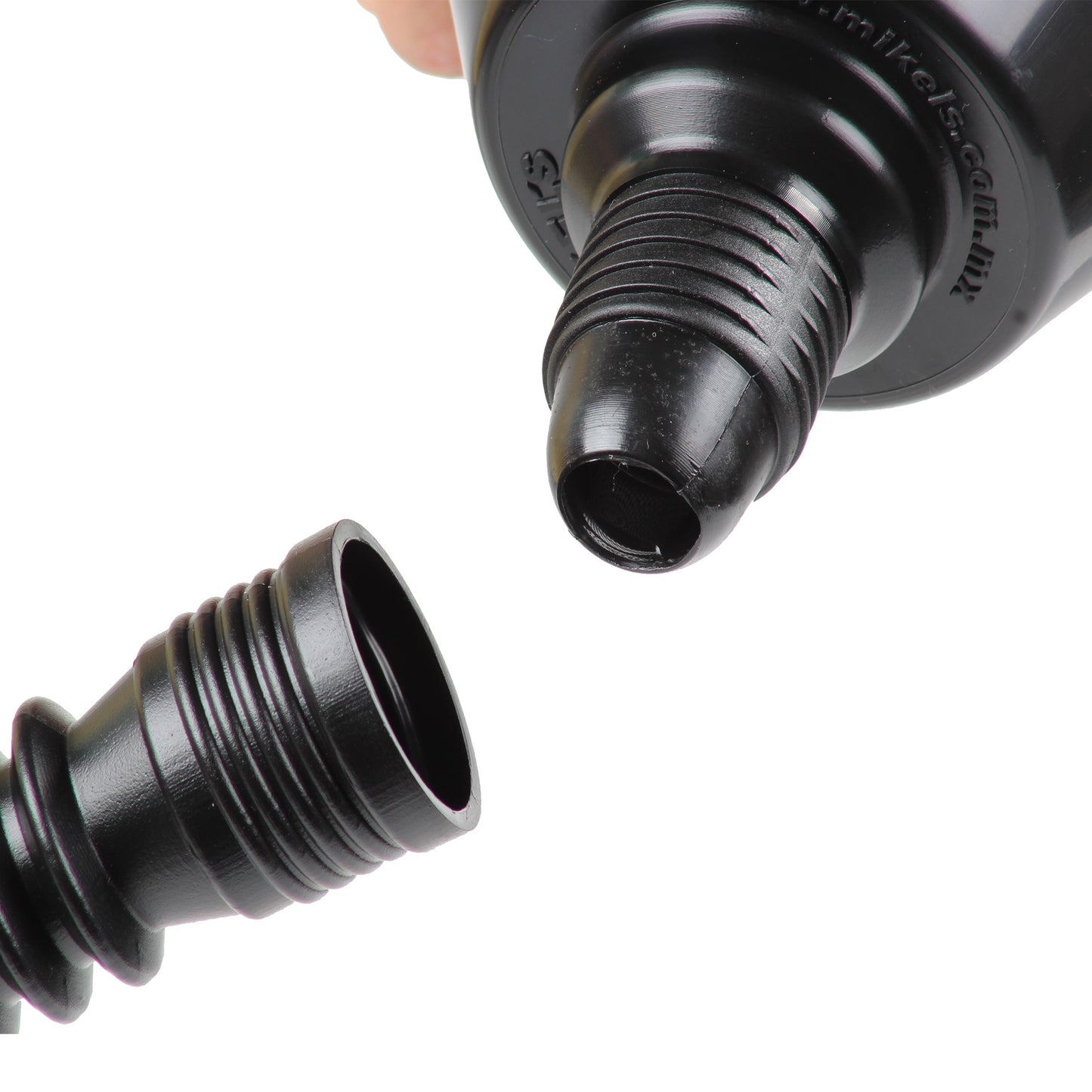 Embudo plastico flexible con extension