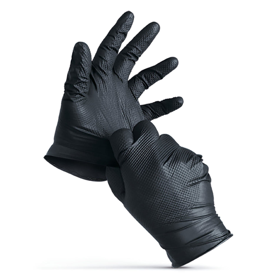 Guantes de nitrilo desechables, caja con 100 pzas (M/G)