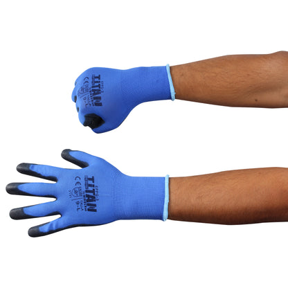 Guante de Nylon, Cubierta de Poliuretano