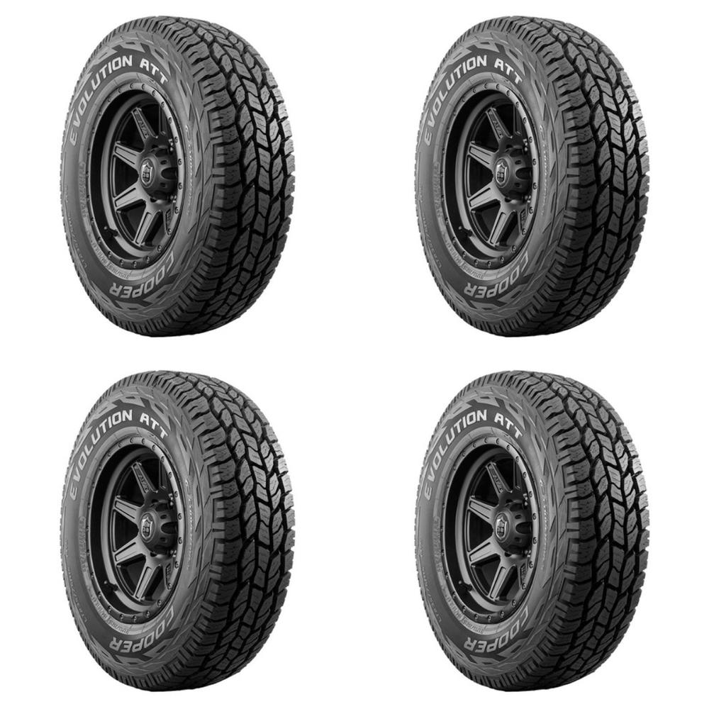 Kit 4  llantas LT225/75R16 115/112R COOPER EVOLUTION ATT AUTO