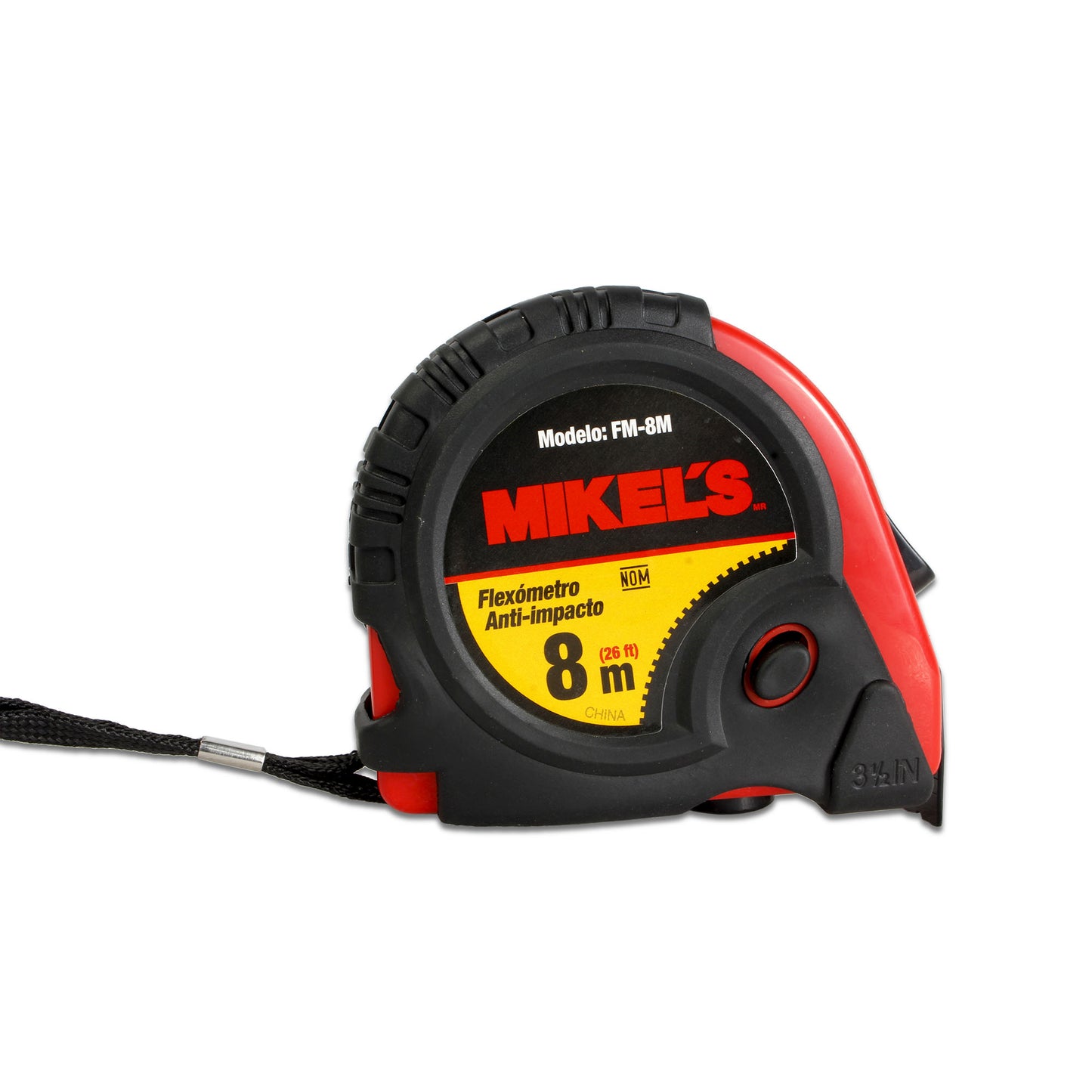 Flexometro Anti-Impacto 8 mts