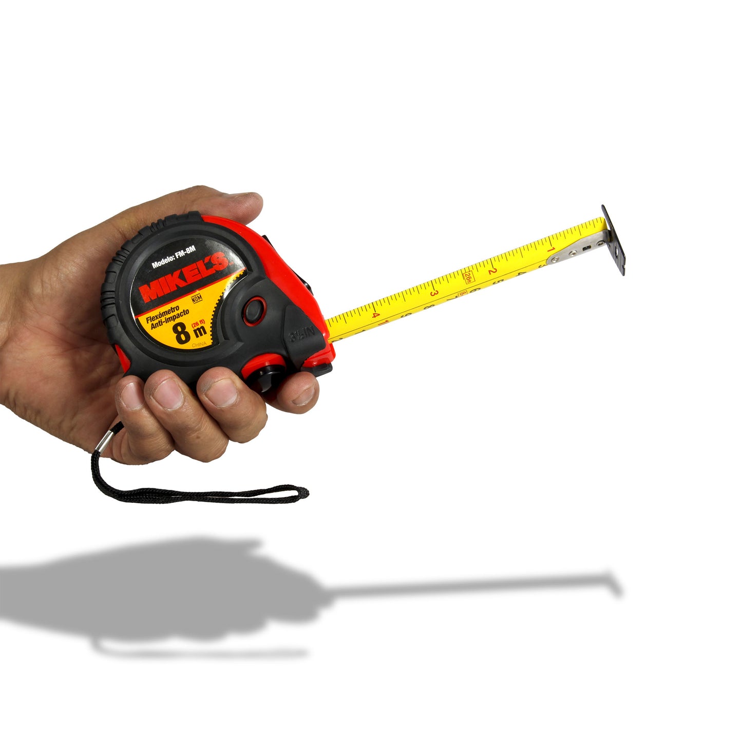 Flexometro Anti-Impacto 8 mts