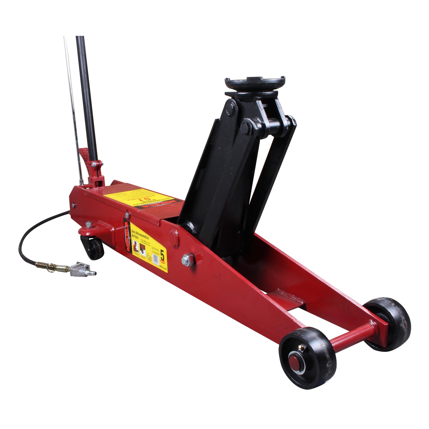 Gato hidroneumatico de patin Servicio Pesado (5 ton)