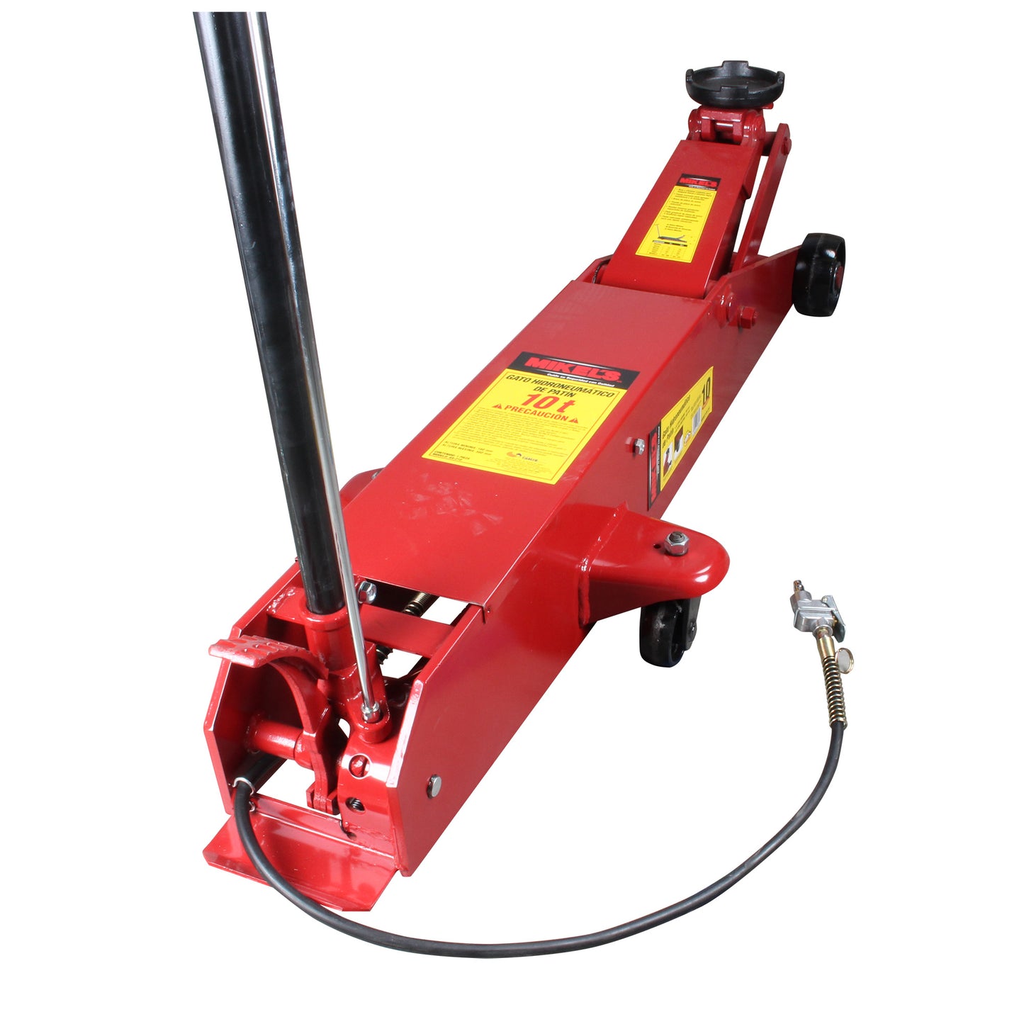 Gato hidroneumatico de patin Servicio Pesado (10 ton)