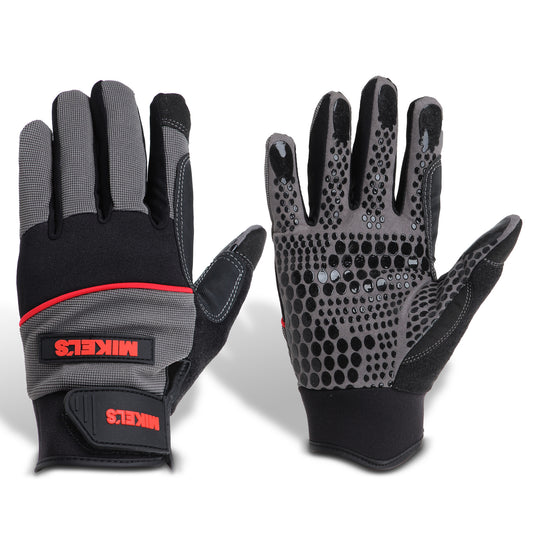 Guantes para trabajo para mecanico maximo agarre (M)