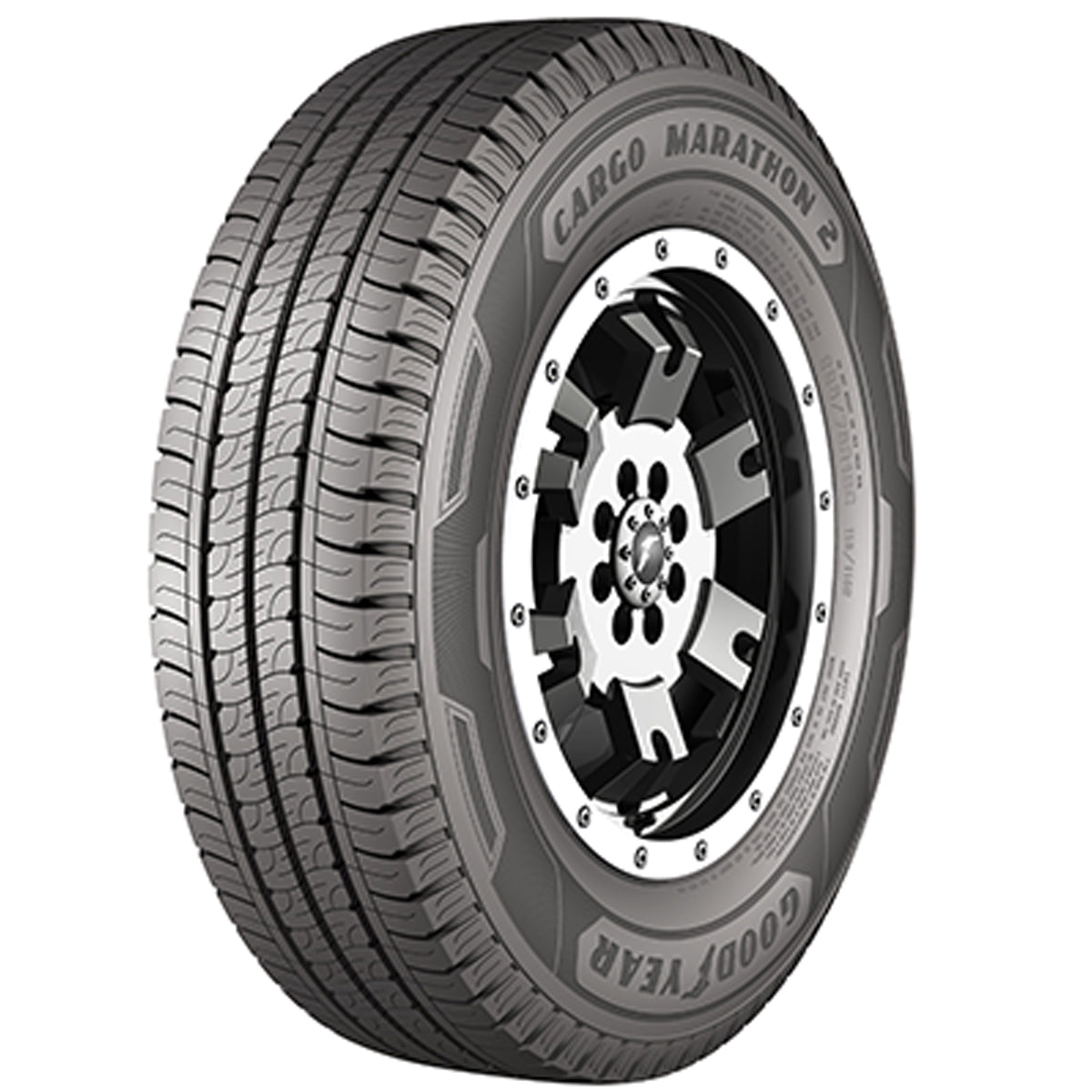 Kit 2 Llantas 225/70R15C 112/110R* GOODYEAR CARGO MARATHON 2 AUTO