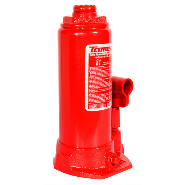 Gato hidraulico de botella con tornillo de extension (8 ton)