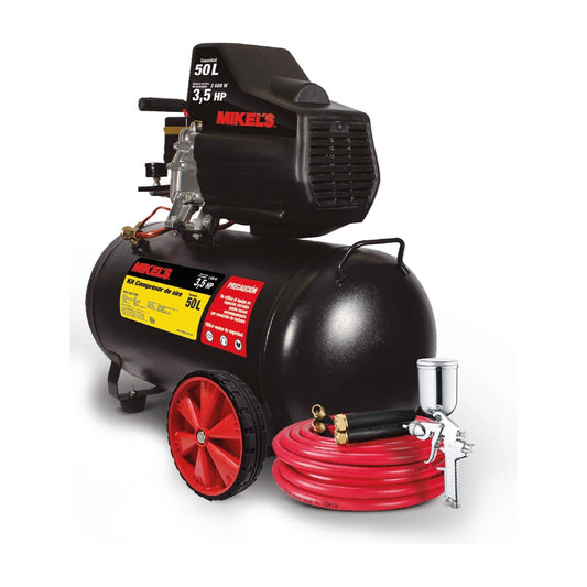 COMPRESOR DE AIRE 3.5HP CON KIT NEUMATICO