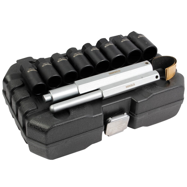 Kit dados extractores para birlos y tuercas de seguridad (10 pzas)