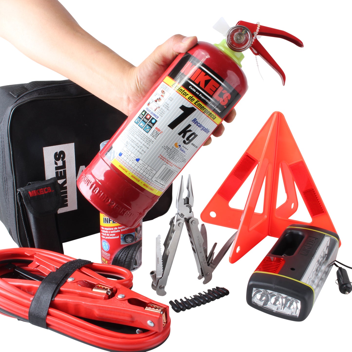 Kit de  emergencia automotriz