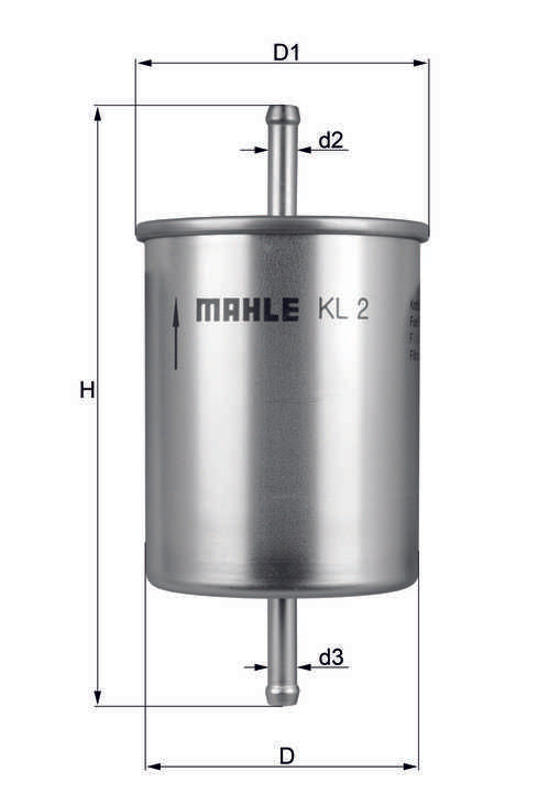 Filtro de Combustible P/ Audi A4 Base 1.8L L4 1997-2001