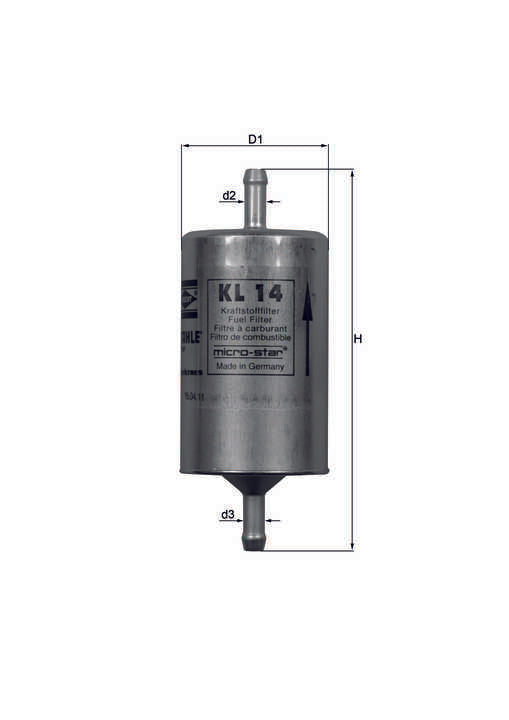 Filtro de Combustible P/ Acura SLX Base 3.2L V6 1996-1997