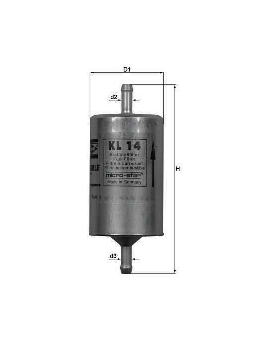 Filtro de Combustible Para Acura SLX Base 3.2L V6 1996-1997