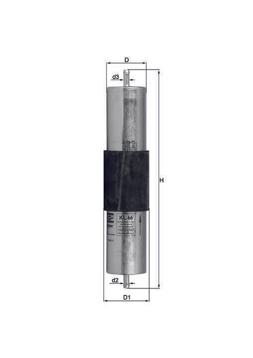 Filtro de Combustible P/ BMW 323i Base 2.5L L6 1998-2000