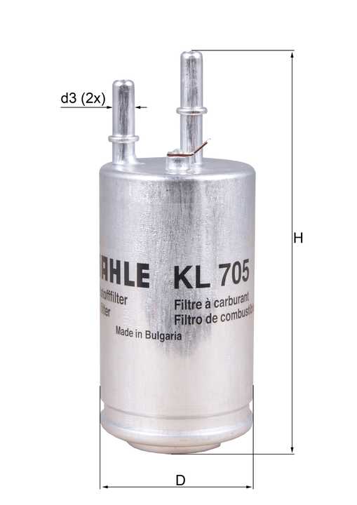 Filtro de Combustible Para Volvo S60 Addition 1.6L L4 2011-2015