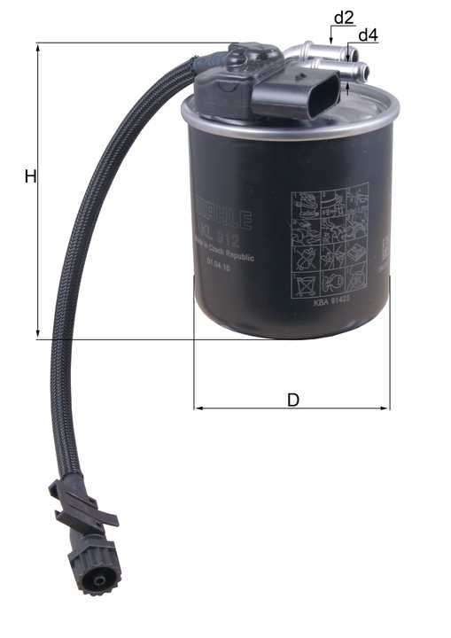 Filtro de Combustible Para Mercedes Benz E250 Bluetec 4Matic 2.1L L4 2014-2016