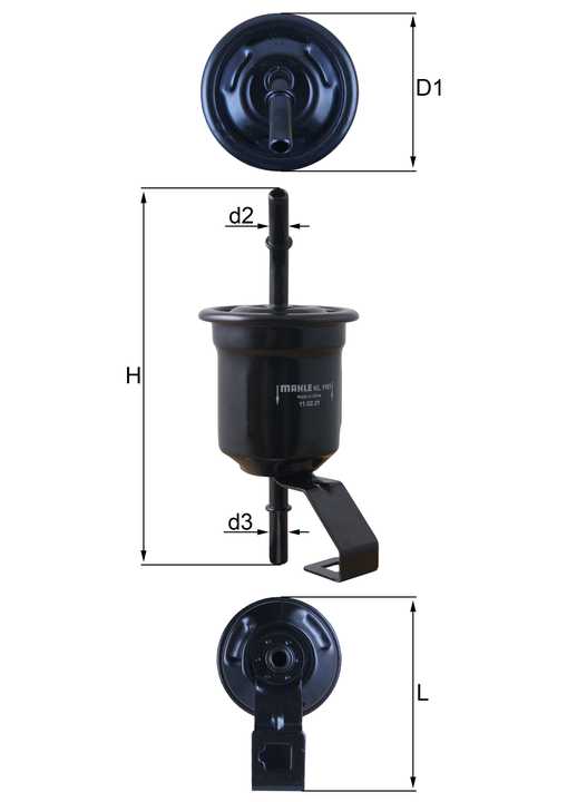 Filtro de Combustible P/ Toyota Hilux Base 2.7L L4 2006-2008