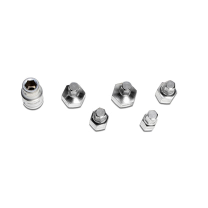 Kit de puntas hexagonales para motocicleta (6 pzas)