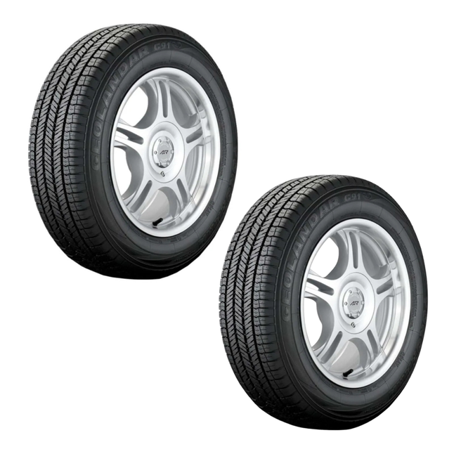 Paquete de 2 Llantas P225/65 R17 100H Yokohama geolandar g91a