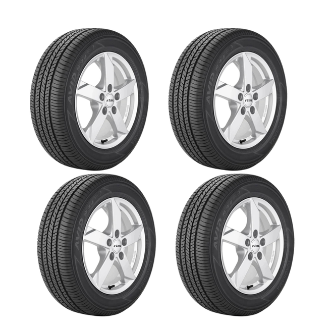 Paquete de 4 Llantas P205/55 R16 89V Yokohama avid s34m