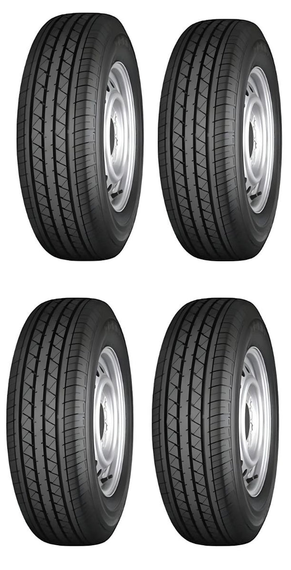 Kit 4 Llantas Yokohama 205/70 R15C BluEarth-Van RY53A
