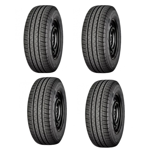 Paquete de 4 Llantas 235/65 R16 115T Yokohama bluearth-van ry55a