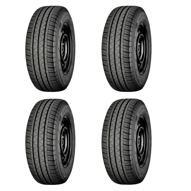 Paquete de 4 Llantas 185 R14C 102S Yokohama bluearth-van ry55