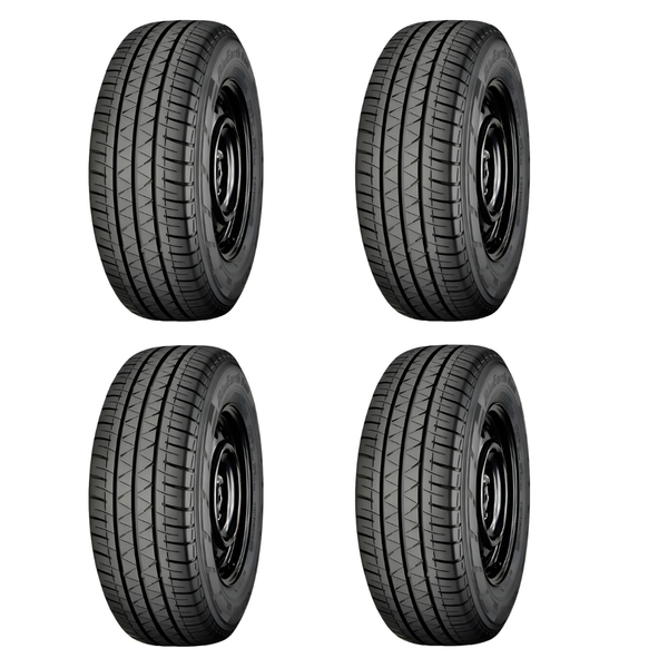 Kit 4 Llantas Yokohama 225/70 R15C BluEarth-Van RY55