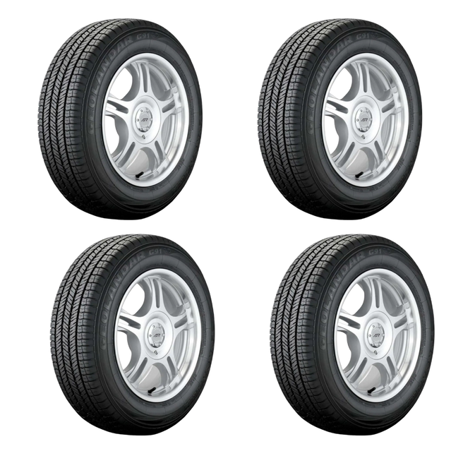 Paquete de 4 Llantas P225/65 R17 100H Yokohama geolandar g91a