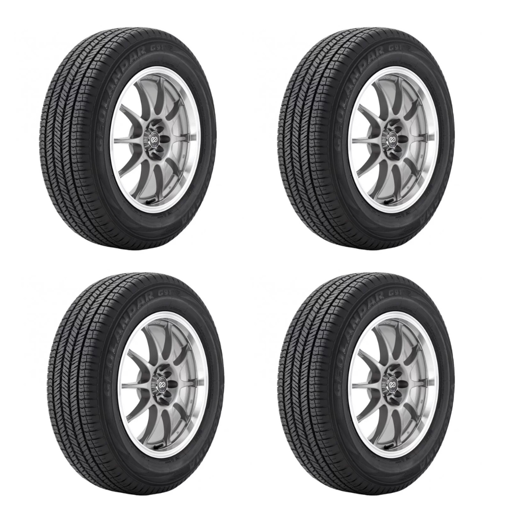 Kit 4 Llantas Yokohama 235/55 R18 GEOLANDAR G91AV