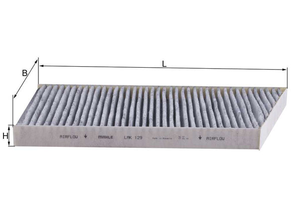 Filtro de Cabina P/ Mercedes Benz C200 Kompressor Avantgarde 2.0L L4 2001-2002