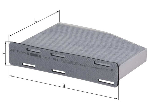 Filtro de Cabina P/ Audi A3 Ambiente 2.0L L4 2006-2011